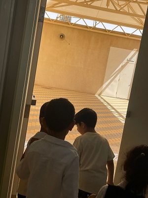 خطة إخلاء افتراضية في الروضة السابعة