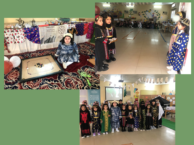 الاحتفاء بيوم التأسيس في الروضة الأولى بأشيقر