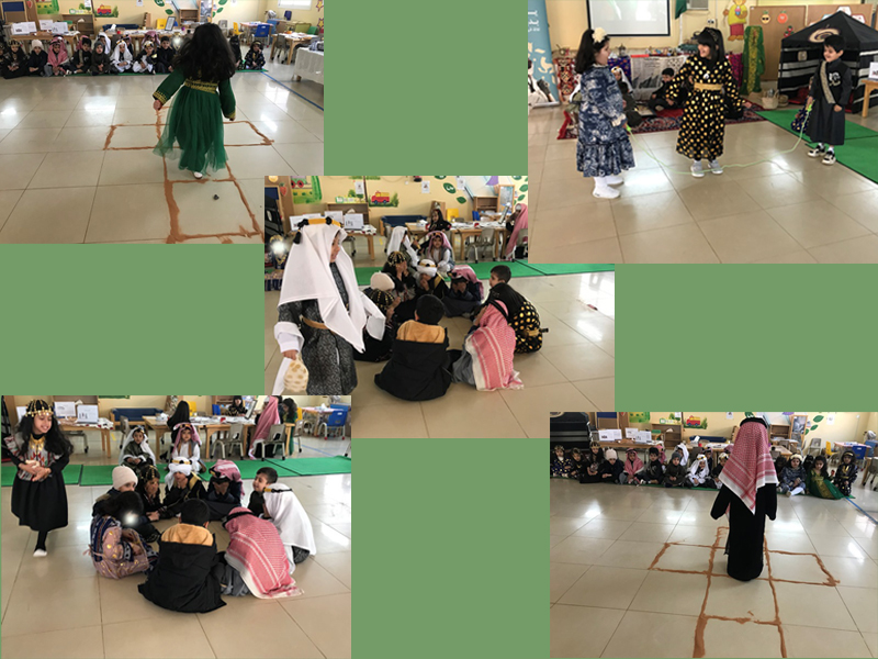 الاحتفاء بيوم التأسيس في الروضة الأولى بأشيقر