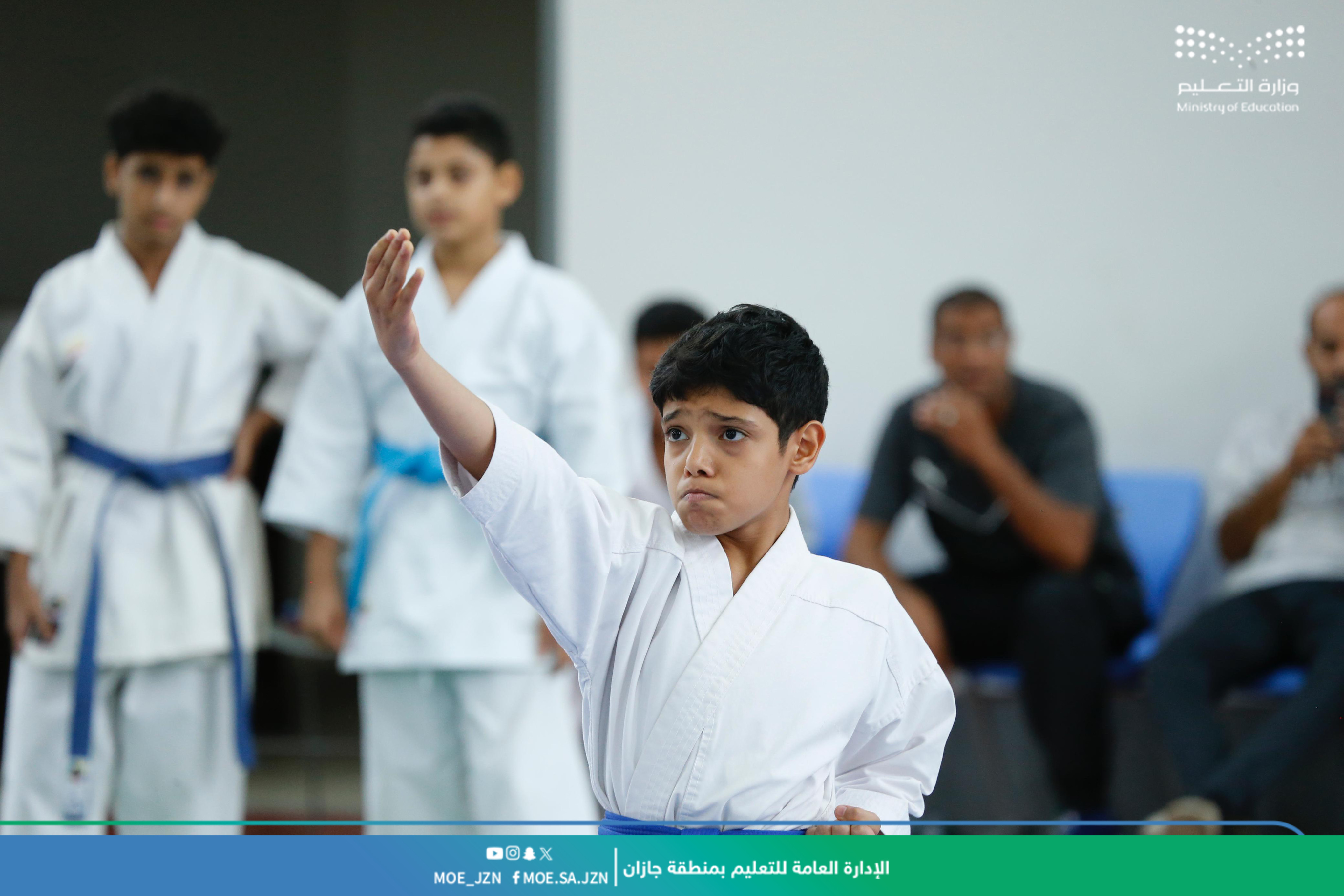تعليم جازان يختتم بطولة "الكاراتيه" للدفاع عن النفس