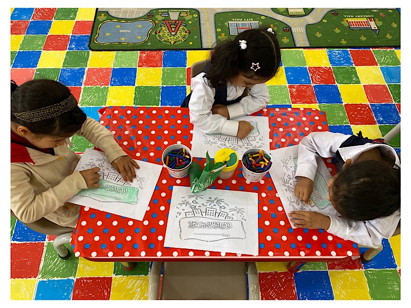 يوم العلم في الروضة الرابعة بشقراء