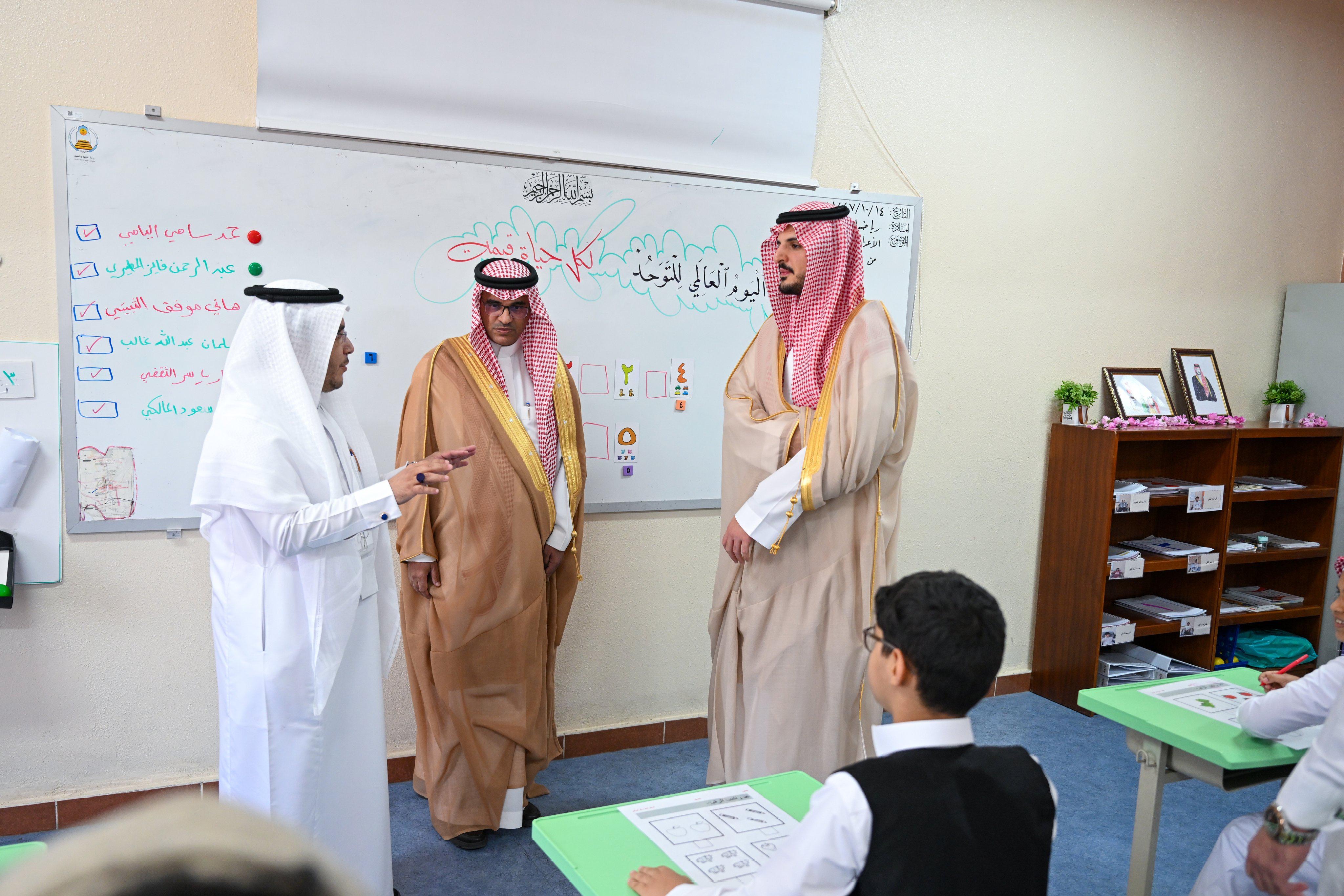 مُحافظ الطائف يدشن فعاليات اليوم العالمي للتوحد بمشاركة واسعة من الطلبة