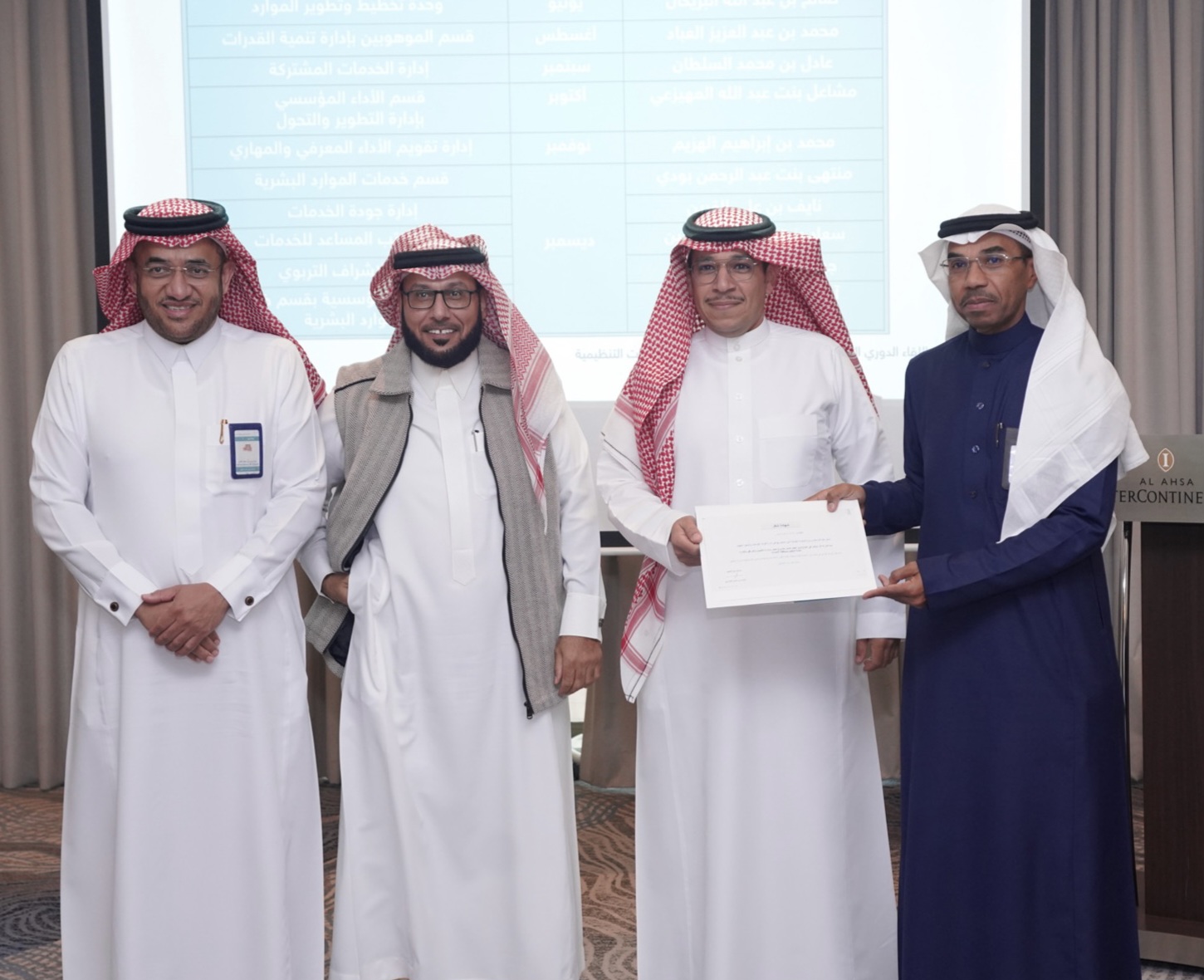 مدير تعليم الأحساء  يكرّم القيادات الواعدة ويؤكد بأن الانضباط هو شعار رفع الإنتاجية