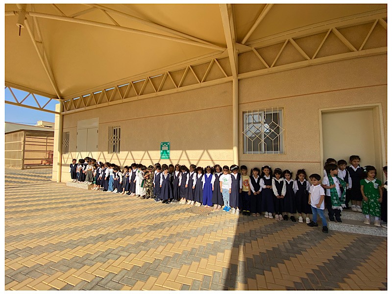 خطة إخلاء افتراضية في الروضة الرابعة بشقراء