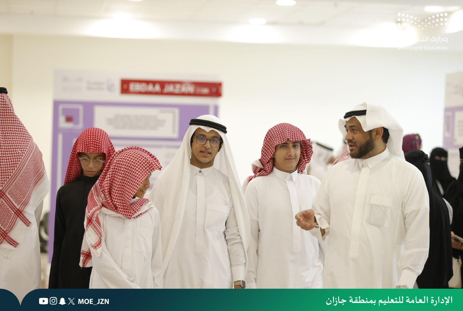 55 مشروعًا علميًا في ختام معرض «إبداع جازان 2026»