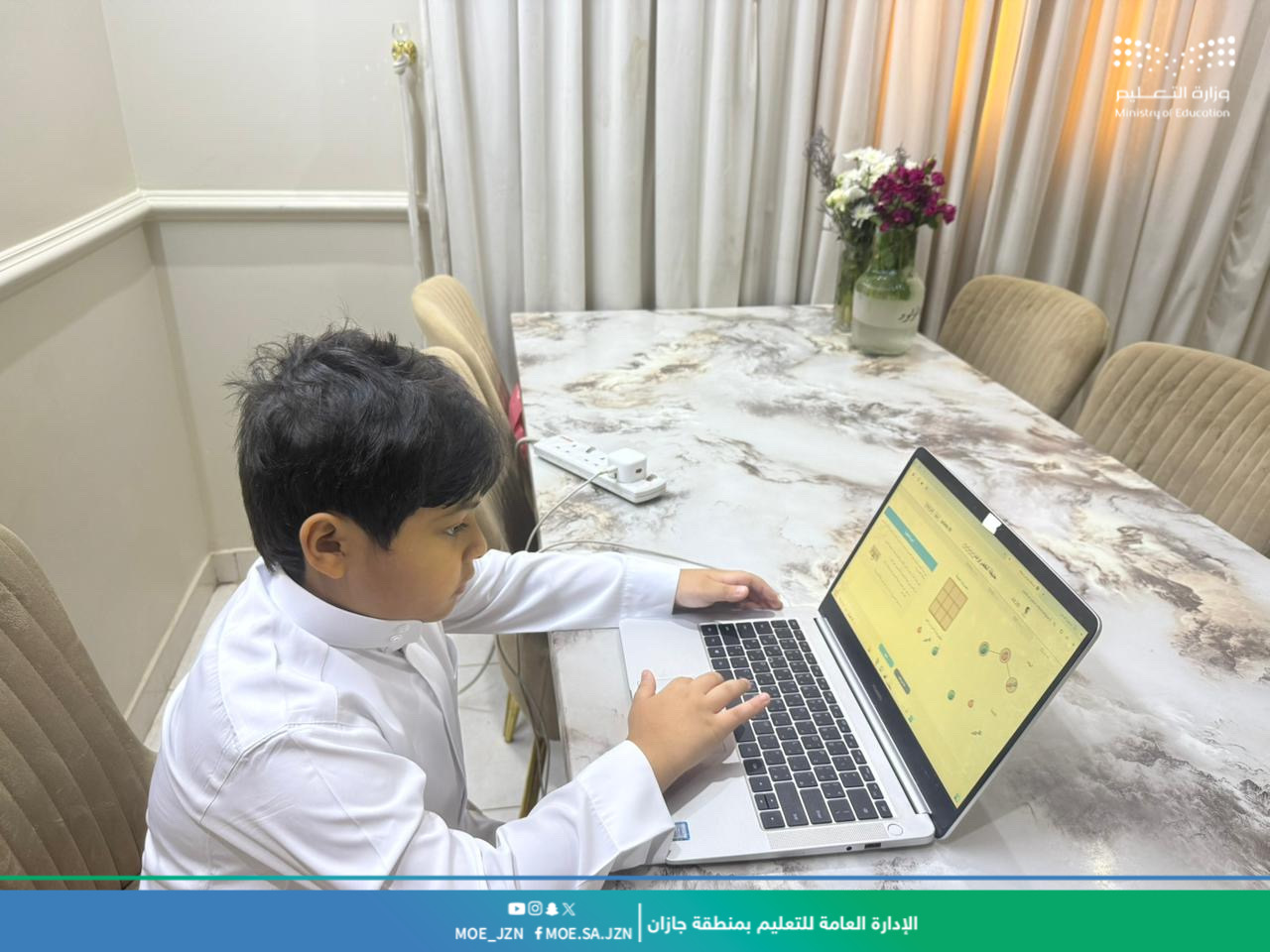 3,200 طالب وطالبة من تعليم جازان يؤدون اختبار مسابقة بيبراس موهبة 2024م.