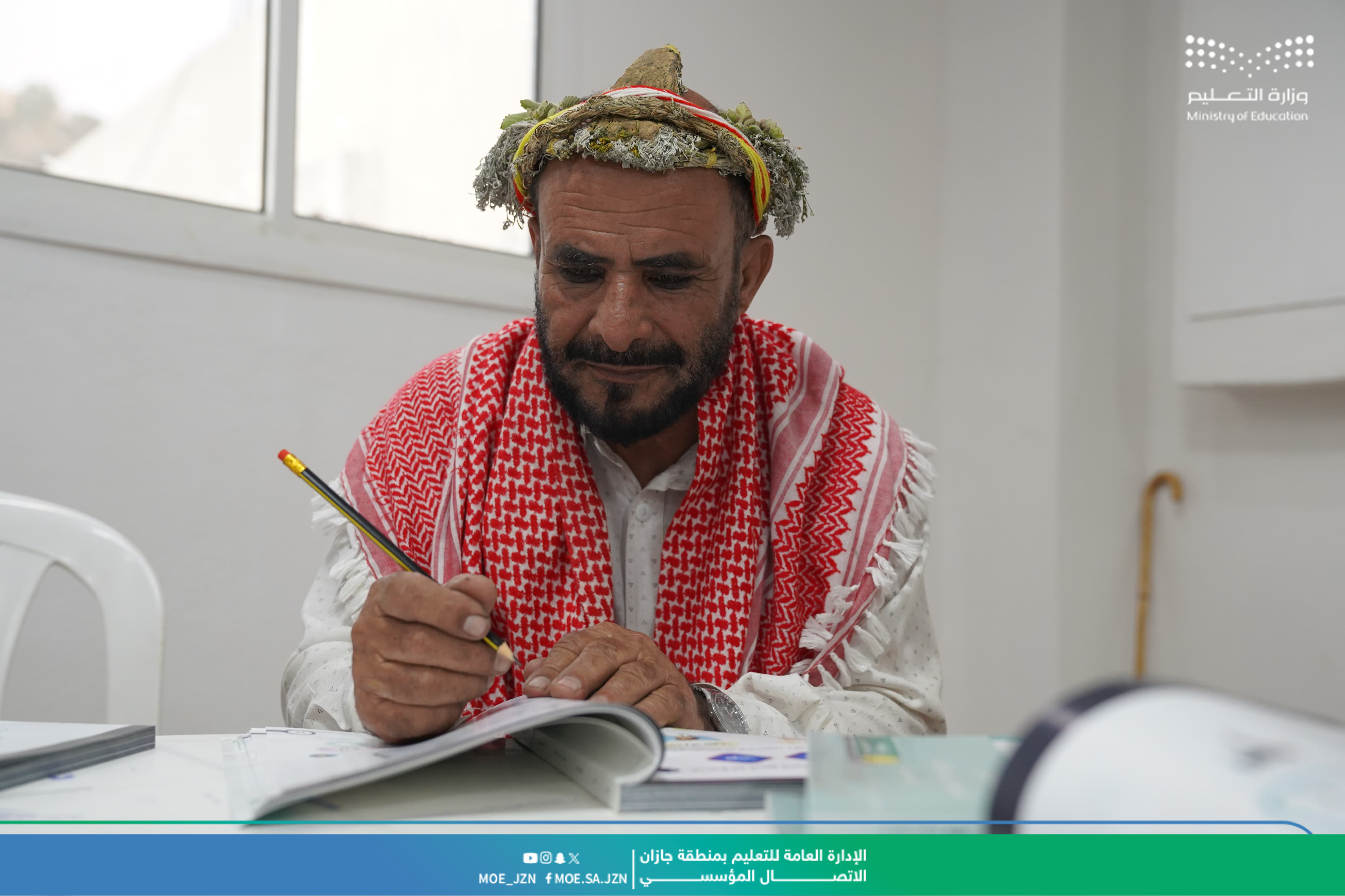 قصص ملهمة وشغف للتعلم للمستفيدين بحملتي التوعية ومحو الأمية في الإدارة العامة للتعليم بمنطقة جازان 