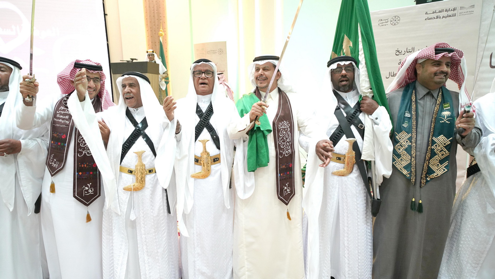 تعليم الاحساء يحتفل بيوم التأسيس بإقامة جملة من الفعاليات الوطنية